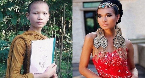 شاب راهب قرر التحول إلى أنثى ليصبح عارضة أزياء