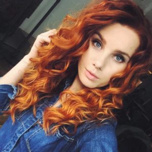 صور ورمزيات بنات بشعر احمر نجوم سورية